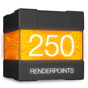 Cube parte da 250 RenderPoints