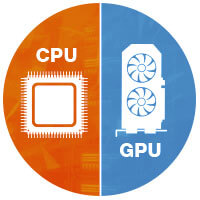 Ferme de rendu en ligne CPU / GPU