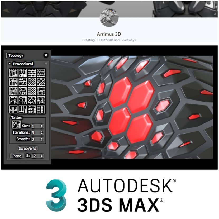 Arrimus 3D - 3DS Max Procedural Topology Generator